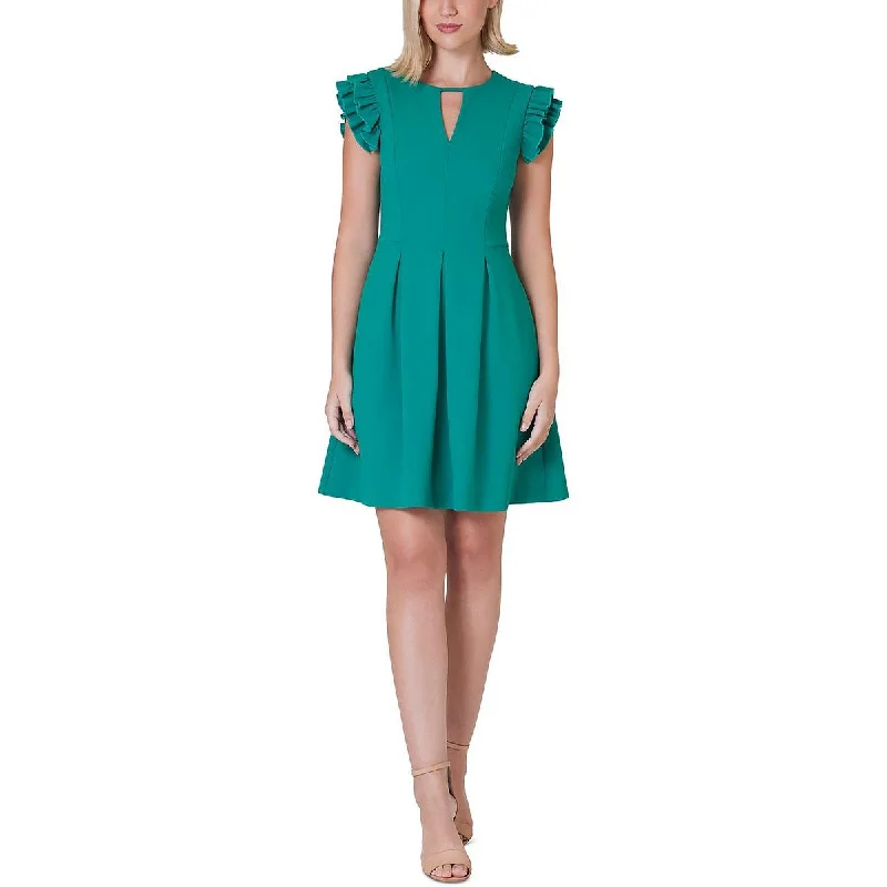 Jessica Howard Womens Pleated Mini Cocktail And Party Dress