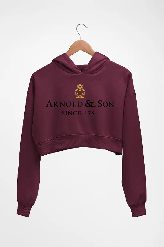 Arnold & Son Crop HOODIE FOR WOMEN