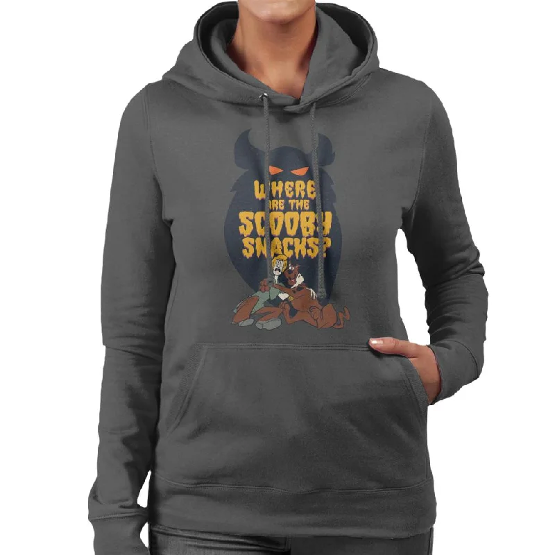 Scooby Doo Halloween Where Are The Scooby Snacks Women's Hooded Sweatshirt