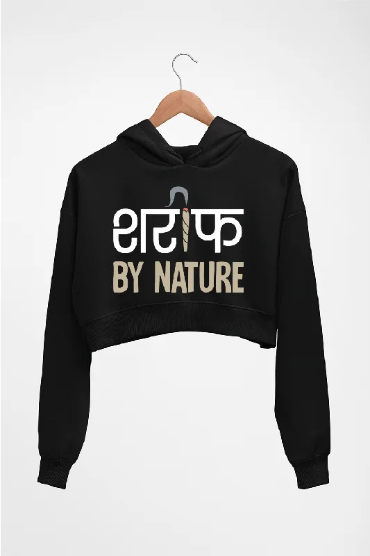 Shareef By Nature Crop HOODIE FOR WOMEN