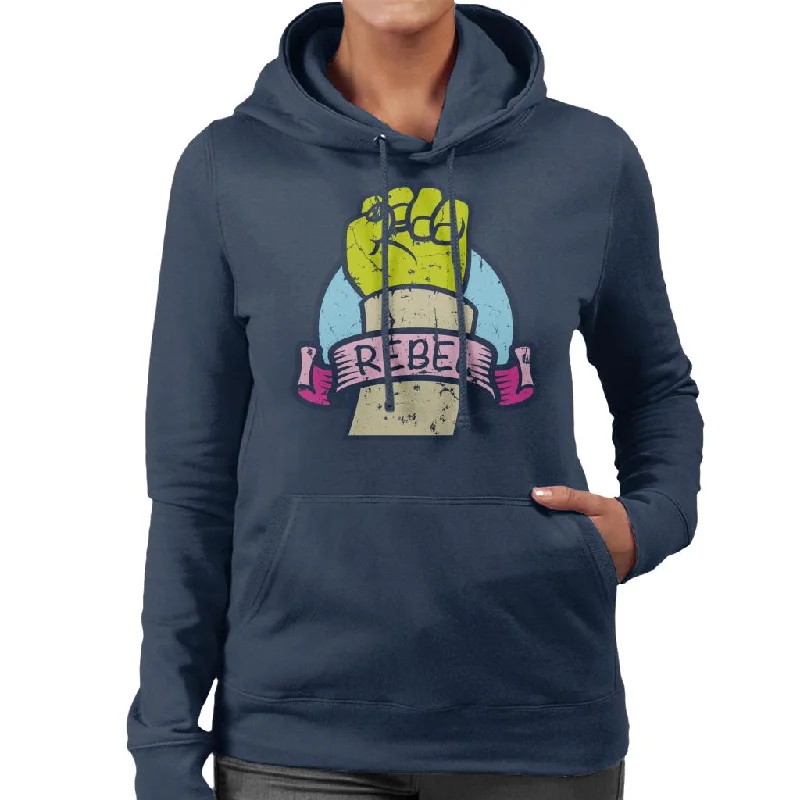 Shrek Hand Rebel Women's Hooded Sweatshirt