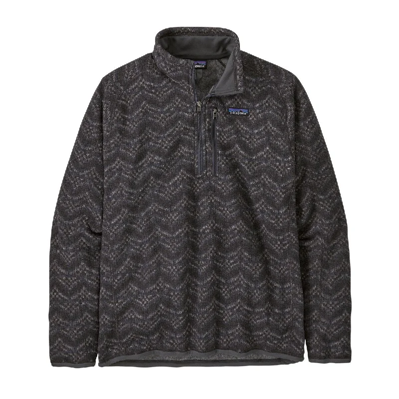 Better Sweater® 1/4-Zip Fleece Houndstooth Herringbone Solid