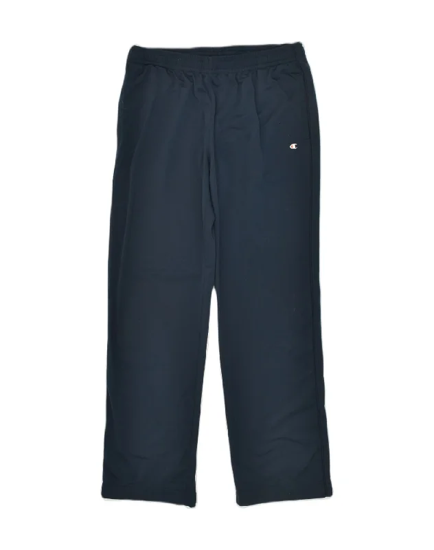 CHAMPION Womens Tracksuit Trousers 2XL Navy Blue Polyester