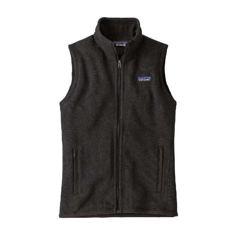 Better Sweater® Fleece Vest Striped Floral Plaid