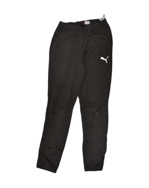 PUMA Womens Tracksuit Trousers Small Black Polyester