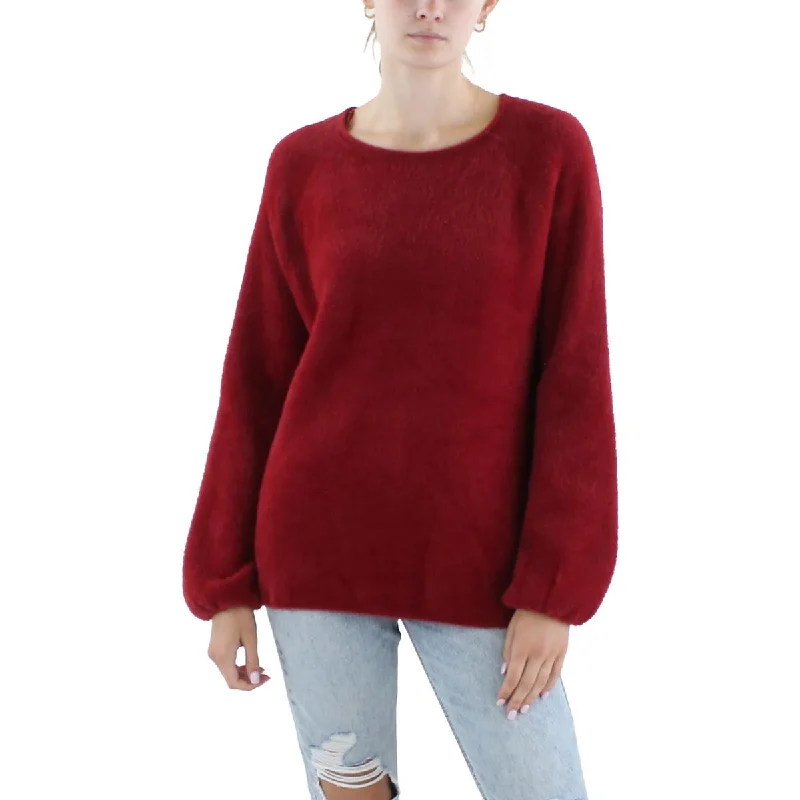 CeCe Womens Knit Eyelash Pullover Sweater